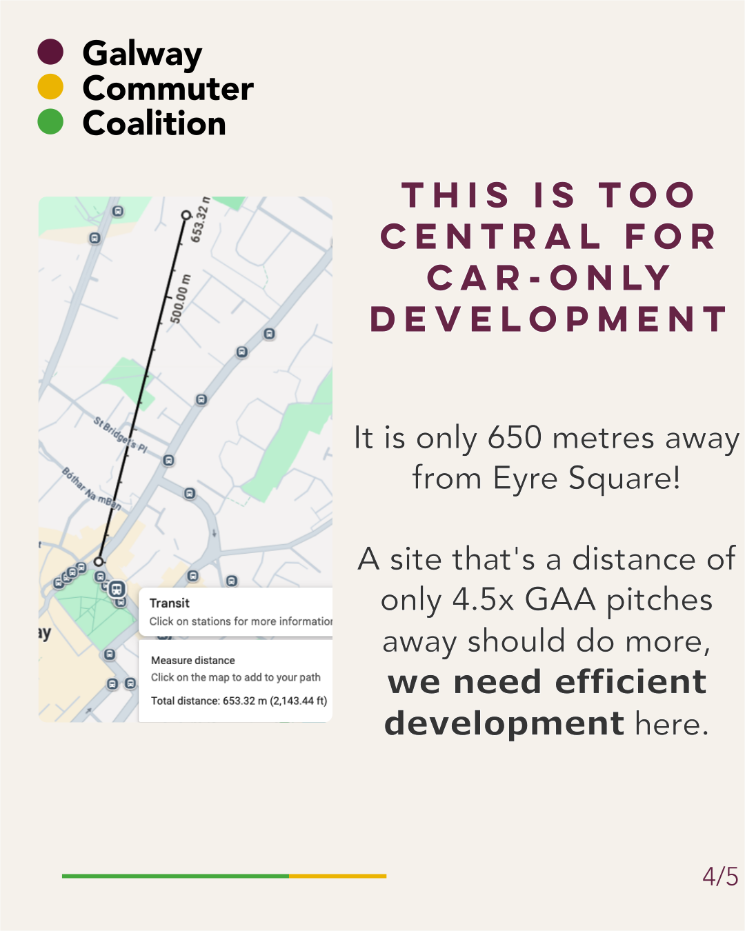 Slide encouraging people to object to the proposed Starbucks drive-thru.